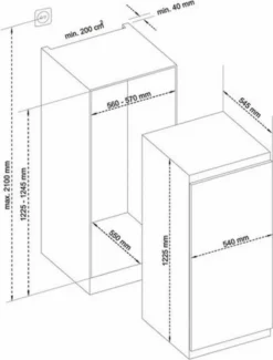 Sharp - SJ-LE204M0X-EU - Einbau-Kühlschrank - Festtür-Technik -Küchen Profi 213abb0242677ba8b02c72de571601e2