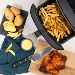 Princess Dampf-Fritteuse 1700W 6,5L Schwarz -Küchen Profi 21dd19d1485edceb01f99f639e5b55d8