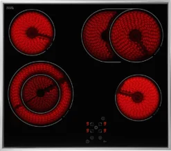 Amica KMC 742 600 E, Autarkes Glaskeramikkochfeld, 60 Cm, Edelstahlrahmen, 4 Kochzonen -Küchen Profi 2309f89c64d864ca4decb6e0d4ccb1ca