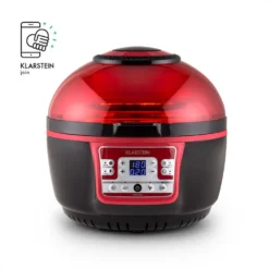 VitAir Turbo Heißluftfritteuse Rot-schwarz 1400W Grillen Backen 9l -Küchen Profi 234908763dfeaf2289d9f16d6e013179