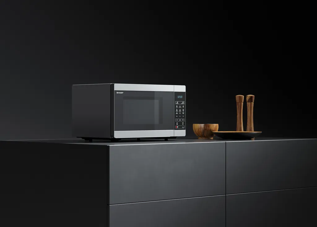 Sharp YC-MG81ES Mikrowellen - Silber / Schwarz 7 Sharp YC-MG81ES Mikrowellen - Silber / Schwarz – Bild 5