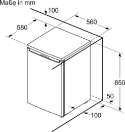 Bosch Serie 2 GTV15NWEA Gefrierschrank 83 Liter 3 Gefriergut-Schubladen -Küchen Profi 24d395128c98d6745f8a13920539daf4