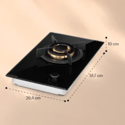 Klarstein Gaskochfeld Einbau Gasherd - Messing-Brenner - Erdgas/Propangas - Glaskeramik - Automatische Abschaltung - Topfträger Aus Gusseisen - 30 Cm - 1-flammig - Weiß Einbau Gas Kochfeld Gasherd 1 Kochfeld Herdplatte Kochplatte Einbaukochfeld -Küchen Profi 24df0533e2c8a5acfe378d628f67afd6