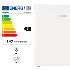 Mini Gefrierschrank 31L Klein Kompakt Leise:40db Gefrierbox Wechselbarer Türanschlag Mini Tiefkühltruhe Bis Zu -18°C,Tiefkühlschrank,perfekt Geeignet Für Büro Camping Garten Outdoor (Weiß) -Küchen Profi 24e2d7f7dc6828c275e1d9ad3279e1b1