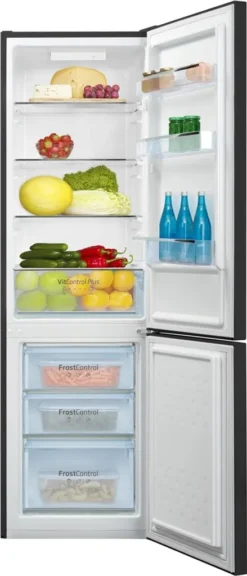 Amica - KGCL 387 150 S - Kühl-Gefrierkombination - Schwarze Edelstahloptik -Küchen Profi 275adbaacfd3599458ea8675922c91ec