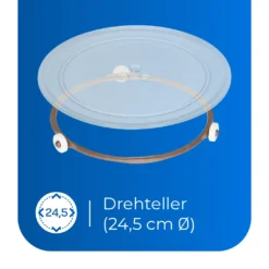 Exquisit Mikrowelle MW 717-7 Sw | 700 Watt | Schwarz -Küchen Profi 284f7932850cb924d67af6c50abf6e74