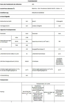 AEG - SFE818F1DC - Einbau-Kühlschrank Mit Gefrierfach - Festtür-Technik 14 AEG - SFE818F1DC - Einbau-Kühlschrank Mit Gefrierfach - Festtür-Technik -Küchen Profi 288cdbbcaab73402c9d3d893e54703f3