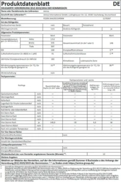 Amica GS 15406 W, Gefrierschrank, 125 Cm Höhe, Weiß, -Küchen Profi 29770efdde85bd38d3d0dd27f9fd7bb3