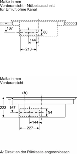 Siemens EX875LX57E Induktionskochfeld Mit Dunstabzug 80cm () -Küchen Profi 29ec2a23d7be764c4ce6634b05e9137a