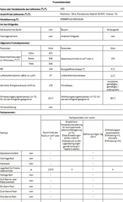 AEG - SFB688F1AS - Einbau-Kühlschrank Mit Gefrierfach - Schlepptür-Technik -Küchen Profi 2a093b8999fa2cedc810d1916a5bfde9
