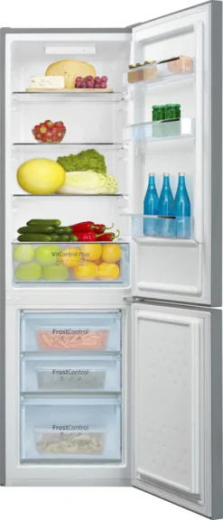 Amica - KGCL 387 150 E - Kühl-Gefrierkombination - Edelstahloptik -Küchen Profi 2c837fada340973abfa4bee6cde7d495