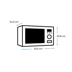 Exquisit Mikrowelle MW 802 G Silber | 700 Watt | Silber -Küchen Profi 2d19bdb7ec25f5981a55f32c3a65505a 4
