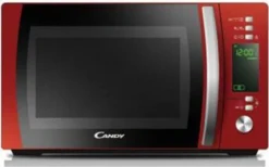 Candy Mikrowellenherd CMXG20DR 20 L, Grill, Elektronisch, 800 W, Rot, Auftaufunktion, Freistehend -Küchen Profi 2d945fb116186848a662936dce369113