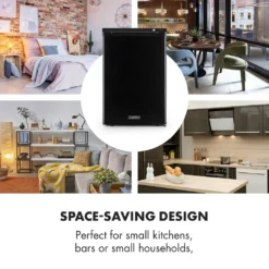 Klarstein Garfield XXL Gefrierschrank , 81 Liter Gesamtvolumen , 3 Durchsichtige Boxen , Thermostat Mit 3 Stufen , Höhenausgleichende Füße , 41 DB , Schwarz -Küchen Profi 2e810a31298b67651f3c9b7de1c6c16e