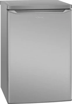 Bomann Kühlschrank Mit Gefrierfach Freistehend (109L) Leise Mit Kühl- Und Gefrierfach, Stand-Kühlschrank Mit Gefrierfach, Kühlkombination Fridge Mit LED Beleuchtung, KS 7248 Inox -Küchen Profi 2ea3ae33f4f60804d3b387cb55672695