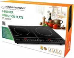 ESPERANZA *2-BURNER INDUCTION PLATE ST.MARIA - Schwarz - Arbeitsfläche - Zonen-Induktionskochfeld - -Küchen Profi 2ecc59b9169e8f55dcee5b7e097b9d80