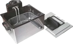 Edelstahl Doppel-Fritteuse 5 Liter EPIQ 80000703 -Küchen Profi 2f02e76b7fb18275154b9fc4601990f7