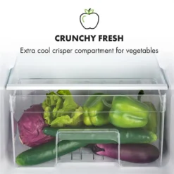 Klarstein Luminance Frost Kühlschrank (91 Liter Volumen, , Front Aus Glas, Gemüse-Fach, 2 Glasböden, 3 Türfächer, 7-stufige Temperatureinstellung) Schwarz -Küchen Profi 3039157aef9c028846cfd5fa4143c1f4