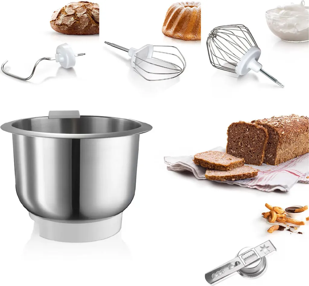 BOSCH Küchenmaschine MUM44R2A 500w Rot 3.9L Edelstahlschüssel Inkl. Zubehör 10 BOSCH Küchenmaschine MUM44R2A 500w Rot 3.9L Edelstahlschüssel Inkl. Zubehör – Bild 8