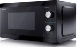 Sharp YC-MS01E-B, Arbeitsfläche, Solo-Mikrowelle, 20 L, 800 W, Drehregler, Schwarz -Küchen Profi 30a5ad8a6123f7e88bbbc1b230c984cb