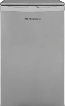 Telefunken CF-32-151-S Kühlschrank Mit Gefrierfach Silber / 81 L / 73 L Kühlteil / 8 Liter Gefrierteil / Türanschlag Wechselbar / Höhenverstellbare Füße -Küchen Profi 31ff702781f12208219a74432f602119