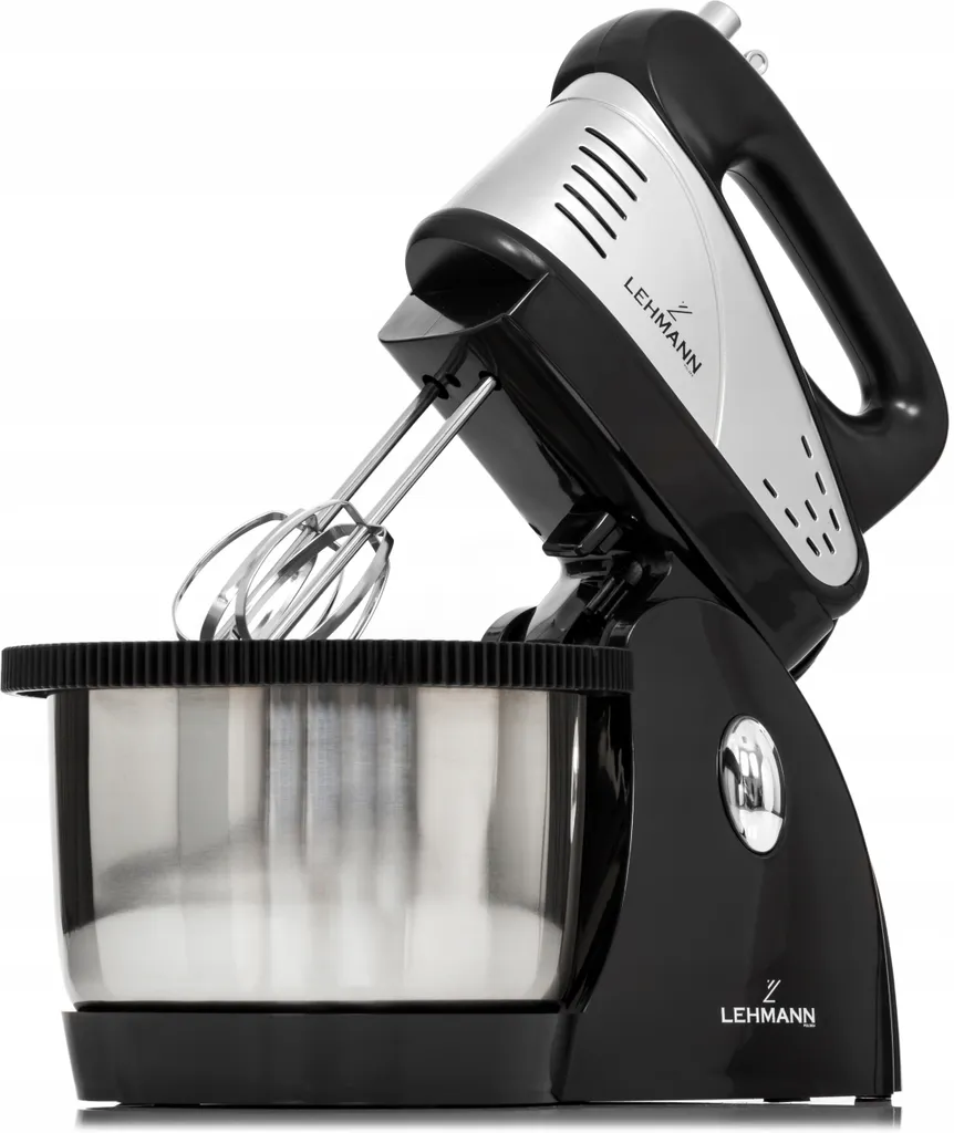 LEHMANN Küchenmaschine 2,5 L Knetmaschine Rührmaschine Teigmaschine, Turbo Handmixer | Handrührer | Stabmixer | Hand Mixer 600W 4 LEHMANN Küchenmaschine 2,5 L Knetmaschine Rührmaschine Teigmaschine, Turbo Handmixer | Handrührer | Stabmixer | Hand Mixer 600W – Bild 2
