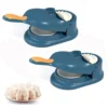 2er Set 2 In1 Knödel Haut Maker Presse Maschine Wrapper Mould Teig Griff Werkzeuge Knödelformdruck (blau) -Küchen Profi 341452f39c1ac067ed88de73cb838081