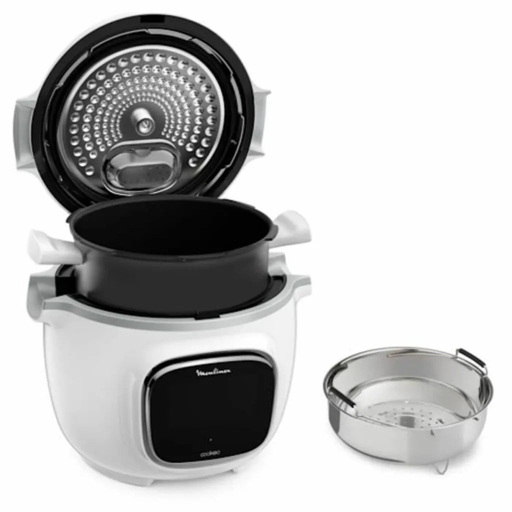 MOULINEX CE901100 Intelligenter Multikocher Cookeo Touch Touchscreen Mit Hohem Druck 250 Rezepte 13 Modi - Weiß 3 MOULINEX CE901100 Intelligenter Multikocher Cookeo Touch Touchscreen Mit Hohem Druck 250 Rezepte 13 Modi - Weiß