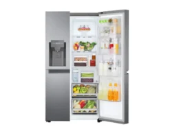 LG Side-by-Side Kühlschrank GSJV31DSXF Total No Frost Kühl-/Gefrierkombination - 634 Liter, Graphit -Küchen Profi 35f44e4b1550fac6b95f91a97a193169