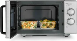 Caso Mikrowelle MG 25 Ecostyle Ceramic Quarz-Grill 25l 900W Keramik-Boden Timer