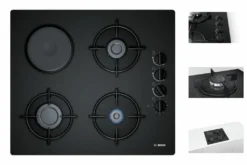 Gemischte Tabelle 60 Cm Bosch - Poy6b6b10 - Gas: 3 Schwerpunkt - 1 Elektrischer Haushalt -Küchen Profi 379071d1c8fb66188c93e36033e86ecd