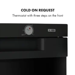 Klarstein Garfield XXL Gefrierschrank , 81 Liter Gesamtvolumen , 3 Durchsichtige Boxen , Thermostat Mit 3 Stufen , Höhenausgleichende Füße , 41 DB , Schwarz -Küchen Profi 37c34896dab799de9dc39a8bfce901d4