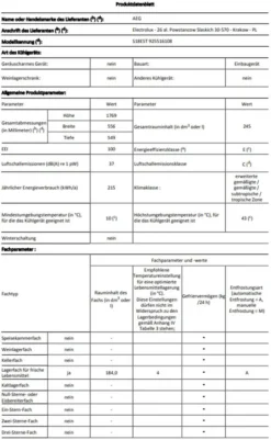 Bosch AEG - S18E5T - Einbau-Kühl-Gefrierkombination - NoFrost - Festtür-Technik 10 Bosch AEG - S18E5T - Einbau-Kühl-Gefrierkombination - NoFrost - Festtür-Technik -Küchen Profi 386dcafe814b48ae8486e30812828ada