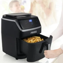 Princess Dampf-Fritteuse 1700W 6,5L Schwarz -Küchen Profi 39ec61d10bf35f4c3298fb2f403416a8