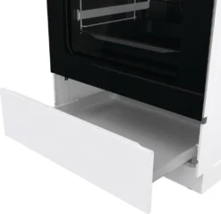 Gorenje GECS6C 70 WPA Elektro-Standherd - Glaskeramik-Kochfeld - 71 Liter - ExtraSteam - GentleClose - AirFry - Versenkbare Knebel - AquaClean - PerfectGrill - Teleskopauszüge - Weiß -Küchen Profi 3cbc826bf74a3ca945e3f0ced840a36b