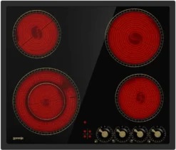 Gorenje - EC642CLB - Glaskerami-Kochfeld - Schwarz - Classic Line -Küchen Profi 3ce7ca15ded076d6ed49c2f449b857f0