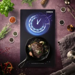 AREBOS Induktionskochfeld 3000W, 2 Kochfelder, 30 Cm, Autark Mit Sensor Touch, Timer, Kindersicherung, Überhitzungsschutz, Autoabschaltung -Küchen Profi 3d4d687c5c0b49018da40c4ee0285783