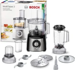 Bosch MultiTalent 3 Plus MCM3PM386, Küchenmaschine ,schwarz/edelstahl Gebürstet -Küchen Profi 3dafa2a118a47d7ce121f90af6eafcde