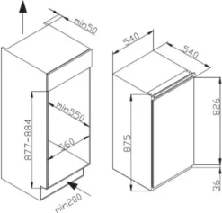 Amica EVKS 16182, Vollraum-Kühlschrank, 880 Mm Nische, Festtür-Technik, 10 Amica EVKS 16182, Vollraum-Kühlschrank, 880 Mm Nische, Festtür-Technik, -Küchen Profi 3e68441a509aa40b15f7a95c5ba5cada