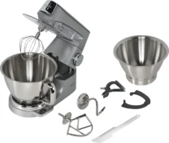 Kenwood KVC85.004SI Titanium Chef Baker - Küchenmaschine - Silber
