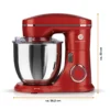 Kochwerk Küchenmaschine - 5,5 Liter Fassungsvermögen - Rot -Küchen Profi 3f56f947fa7d75109d0280b26d760495