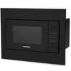 Einbaumikrowelle Heinner HMW-23BI-BK, 23 L, 800 W, Digital, Timer, Grill, Schwarzes Glas