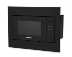 Einbaumikrowelle Heinner HMW-23BI-BK, 23 L, 800 W, Digital, Timer, Grill, Schwarzes Glas