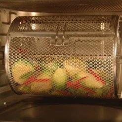 Starlyf® Air Oven XXL – 12 Liter Heißluftfriteuse Mit 10 Programmen Und Rotisserie-Funktion, Drehspieß, LED Display Mit Touch Screen, 1700 Watt , Ohne ÖL - Airfryer, Heißluft, Fritteuse, Heißluftofen, Backofen, Dehydrator, Grill -Küchen Profi 40903f9c5aa3edf91a6df5df80d9f5a3