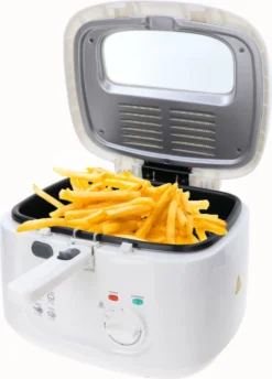 Fritteuse DESKI 1800 Watt 2,5 Liter Friteuse Weiß -Küchen Profi 42e26e1ef3241bb68e062da0142a0873