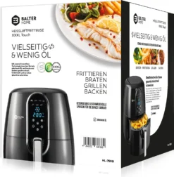 BALTER Heißluftfritteuse Friteuse Heißluft Fritteuse XXXL LCD 6,2L 17 BALTER Heißluftfritteuse Friteuse Heißluft Fritteuse XXXL LCD 6,2L -Küchen Profi 4385d17d739f2c69ebd1a19431e8d24c