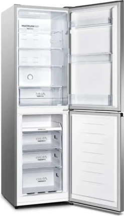 Gorenje NRK 418 ECS4 Kühl-Gefrierkombination - NoFrostPlus - MultiFlow 360° - CrispZone - 256 Liter Gesamtvolumen: Kühlteil 171 L / Gefrierteil 85 L - LED-Innenbeleuchtung - CrispZone - EasyTray -Küchen Profi 441aae9db5560324e34fec2442f1afc5