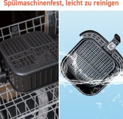 Cosori Premium 5,5-Liter Heißluftfritteuse Mit Spießgestell, Schwarz 26 Cosori Premium 5,5-Liter Heißluftfritteuse Mit Spießgestell, Schwarz -Küchen Profi 45532223982daa4fff8f775d7e3c755e