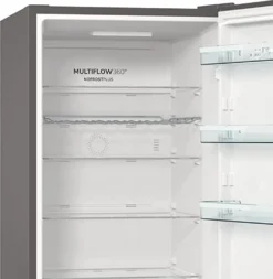 Gorenje NRK62CAXL4 Kühl-Gefrierkombination - Multi Flow - NoFrost - Kühlschrank Mit Gefrierfach Nutzungsvolumen Von 361 L - 13 Kg/24h -Küchen Profi 45cf9fdcaa7bd65e241689048914977e