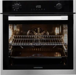 Grundig Einbaubackofen GEBM19300BP -Küchen Profi 45dc52c3e9da2a5924bb0ea0012f0f93